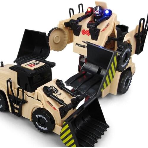 Music Lights Engineering Robots Toy Car City Building Construction Vehicle Excavator Bulldozer Model Inertial Car