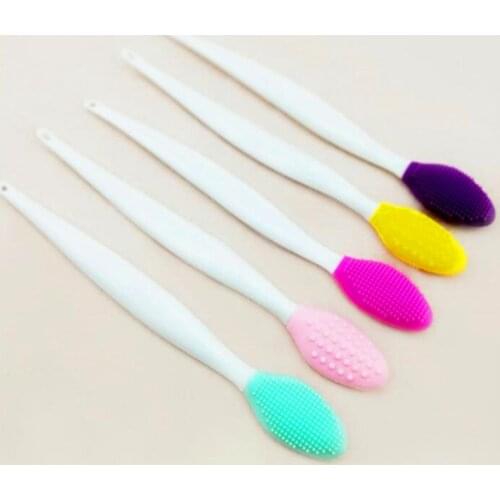 Soft Silicone Face Clean Brushes Nose Washing Brush Deep Cleaning Blackhead Brush Blackhead Cleaner Tool