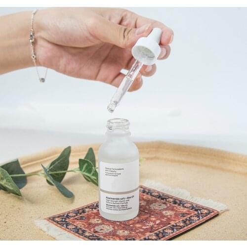 Niacinamide 10% + Zinc 1% Face Shrink pores Serum Oil control Moisturizing Whitening Reduce Skin Blemishes Base New Original