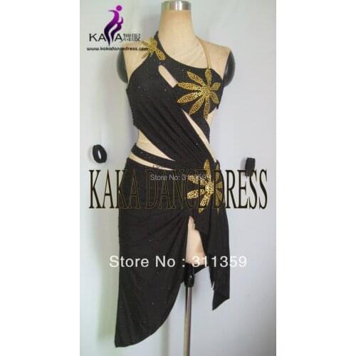 New Competition Latin dance dress,tango salsa samba dance dress,latin dance wear,KAKA-L130313