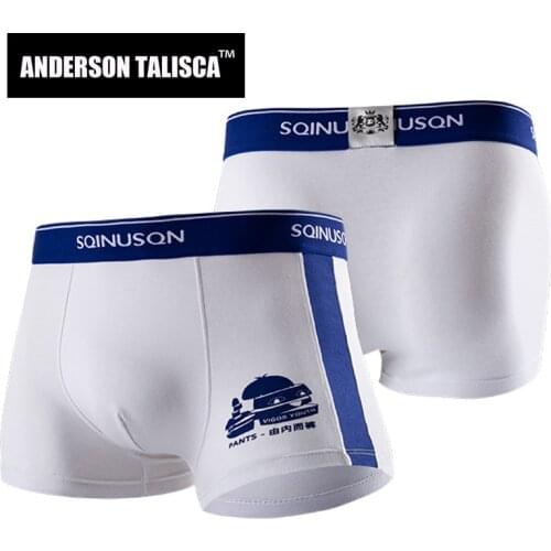 ANDERSON TALISCA Cotton New Underwear Men Boxer Para Hombre Man Penis Mens Boxers Cuecas Masculina Boxershorts Homme Size L-3XL