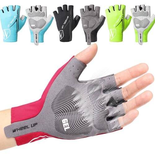 2020 New Half Finger Mountain Bike Fingerless Gel Gloves Men And Women Outdoor Sports Accessories Cycling Gloves M-2XL