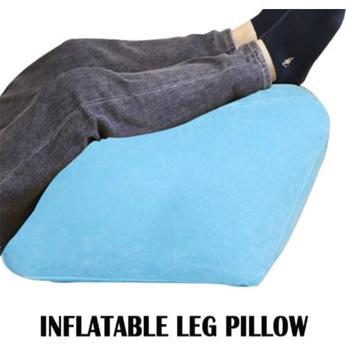 Portable Inflatable Leg Pillow Lightweight Leg Rest Lifter Bed Wedge Cushion Support Pillows