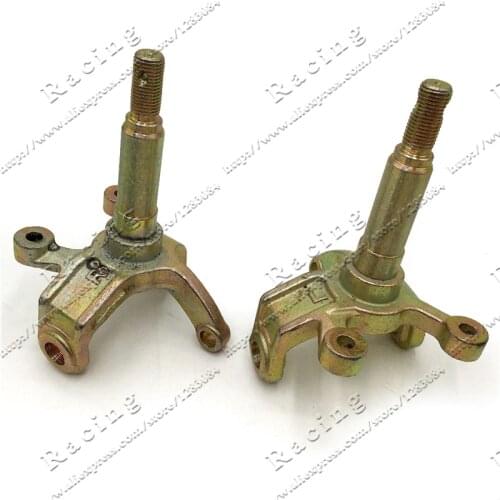 1SET Steering Strut Knuckle Spindles with Drum brake Wheel Hubs Fit For China ATV 150cc 200cc 250cc Go Kart Buggy ATV Bike Parts