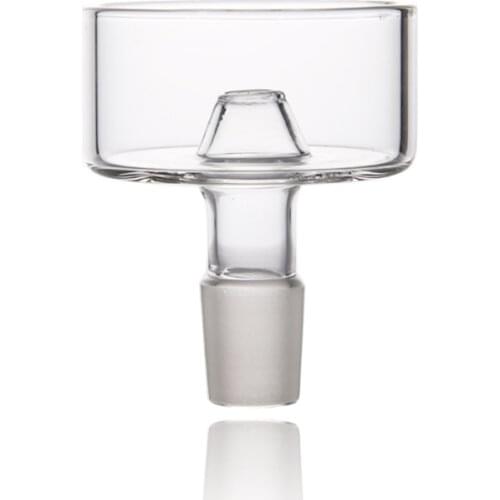 1PC Big Hole Glass Bowl Shisha Head Hookah Tobacco Bowl With Charcoal Holder Chicha Narguile Part