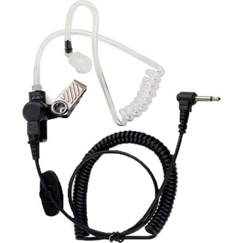 Air Tube Listen Only Earpiece Receive Only Earphone 3.5mm With Acoustic Tube Detachable Speaker For Two Way Radio Speaker Mic