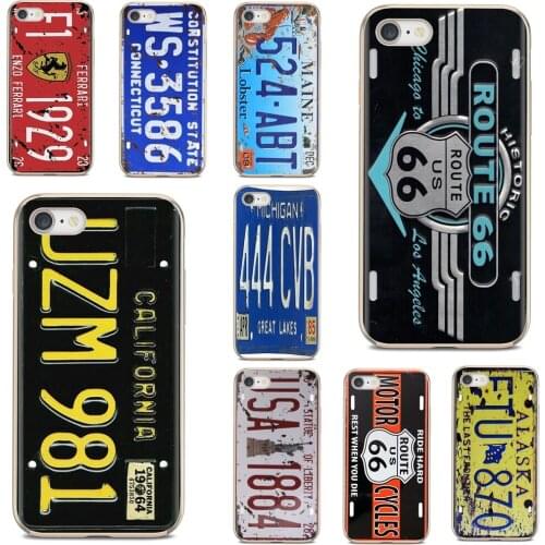 For Meizu M6 M5 M6S M5S M2 M3 M3S NOTE MX6 M6t 6 5 Pro Plus U20 Retro Funny License Plate Cheap Silicone Phone Case