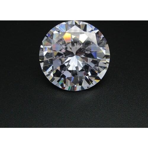 5000pcs/Lot White Cubic Zirconia Wholesale 5A Quality 0.8~3.0mm Round Brilliant Cut Loose Synthetic CZ Stones For Jewelry