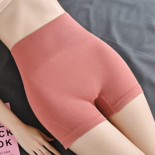 Seamless Underwear High Waist Panties Women Safety Shorts Pants Seamless Pants Fashion Nylon Slimming Sports Underpants