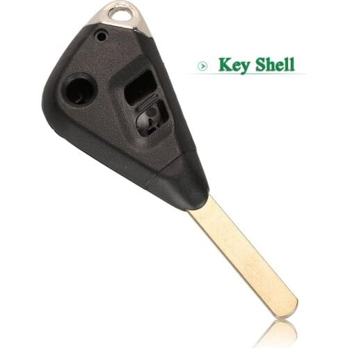 Bilchave 3 Buttons Remote Car Key Shell For Subaru Outback Impreza Tribeca Heritage Forester With Uncut Blade Replacement