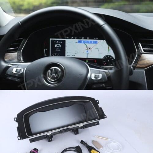 Android Digital Meter Screen For VW Passat B8 B8.5 Car GPS Navigation Head Unit Multimedia IPS Car Dashboard Instrument Display