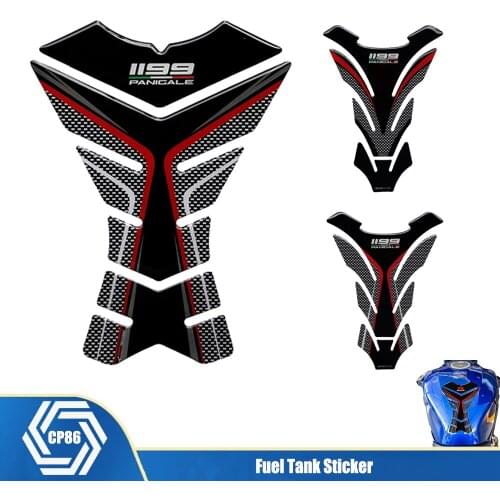 For Ducati 1199 Panigale R S Tankpad All Years 3D Carbon Fiber Motorcycle Fuel Tank Pad Protection Sticker Fuel Tank Sticker