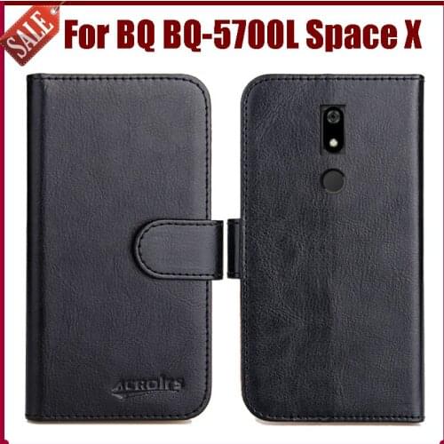 Hot Sale! BQ BQ-5700L Space X Case New Arrival 6 Colors High Quality Flip Leather Protective Cover Phone Bag