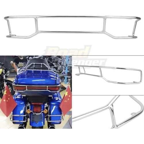Chrome Motorcycle Tour Pak Accent Rail Fit For Harley Touring 14-20 FLHTC FLHTCUL FLHTK FLHTKL FLTRK FLTRU FLHTCUTG