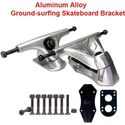 Ground Surfing Skateboard Bridge Rotating Brackets Long Ski Steering Bracket Pedal Rotating Bracket Ski Bridge