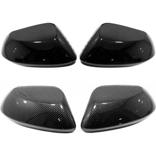 Car ABS Rear View Mirror Cover Side Door Mirror Decoration Cover Trim for Toyota Yaris 2020 2021
