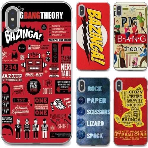 For Xiaomi poco X3 nfc F2 Pro M3 Mi 5X 6X Max Mix 1 2 2S 3 Mi5 Mi6 Mi3 Mi4 The-Big-Bang-Theory-BAZINGA-TV-Poster Soft Shell Case