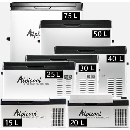 30L Auto ACDC12/24V Mini Portable Compressor Camping Picnic Outdoor RV Travel Home Car Refrigerator Deep Freezer Fridge