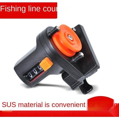 0-999M pesca fishing line depth finder counter fishing tool tackle length gauge counter fishing gear accessories