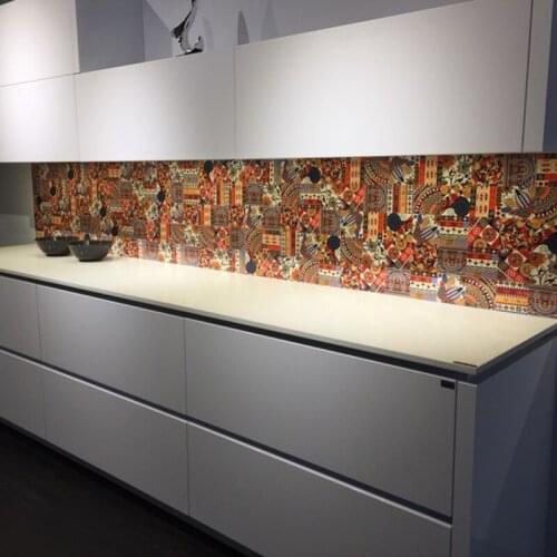 Self-adhesive wall affixed kitchen stick living room TV bedroom decorative wall wallpaper toilet waterproof wall paste tang card