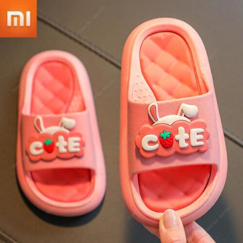 Xiaomi Baby Sandals for Boys Girls Cartoon Kids Shoes Summer Toddler Flip Flops Children Home Slippers Beach Swimming Slipper