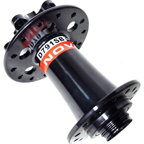TOP Novatec D791SB MTB disc brake black hub front 5mmx100mm 9mmx100mm 12mm x100mm 15x100mm TA thru 20H 24H 28H 32H mountain bike