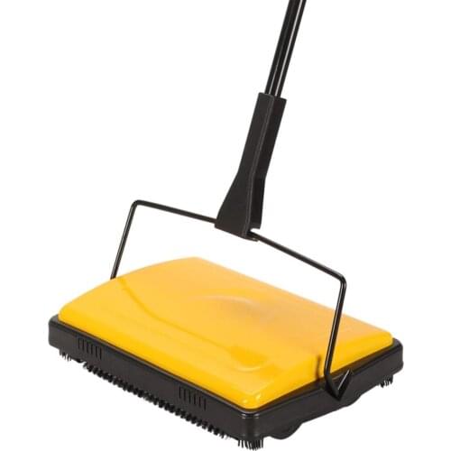 Yocada Carpet Floor Sweeper with a Brush for Home and Office Rugs Hairs Undercoat Dust Scraps Paper Cleaning