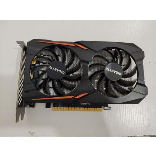 GIGABYTE NVIDIA GeForce GTX1050 2GB DDR5 DP/DVI/HDMI PCI-Express Video Card
