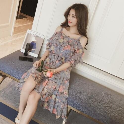 Wangxiangqian Floral Summer Dresses