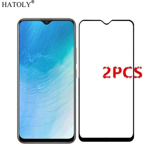 2Pcs For Vivo Y19 Glass Tempered Glass for Vivo Y19 Film 9H Full Glued Cover Hard Screen Protector Protective Glass for Vivo Y19