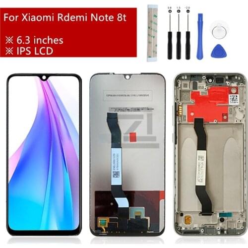 For xiaomi Redmi Note 8T LCD display touch screen digitizer Assembly for redmi note 8T screen replacement repair parts