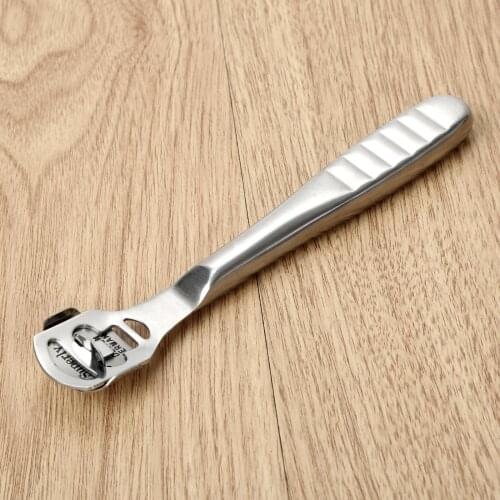 1Pc Stainless Steel Sewing Leathercraft Skiving Tool DIY Hand Working Leather Thinning Knife Edge Skiver Beveler 15cm Length