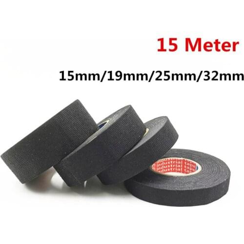 1pc Heat-resistant Adhesive Cloth Tape for Cable Harness Wiring Loom Electrical Tape Anti Rattle Self Adhesive Felt Tape