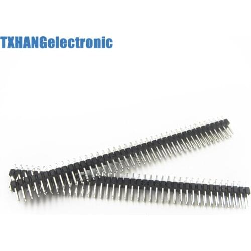 10PCS 40Pin 2.54mm Double Row Straight Male Pin Header Strip PBC diy electronics