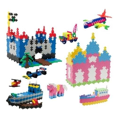 1100 pieces of basic building construction toy sets, childrens granule plastic assembly, puzzle and enlightenment toys