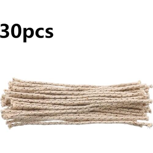 30pcs Copper Wire Cotton Core Wicks For Kerosene Oil Petrol Lighter Universal Replacement Accessories Lighter Bulk Free Shipping