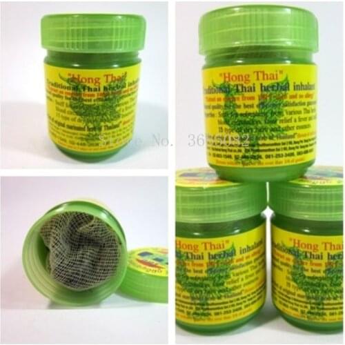 5pcs/4Pcs/1pcs Thai Herbal Inhalant Inhaler Hong Thai Traditional Nose flow carsick refreshing Refreshing Essences