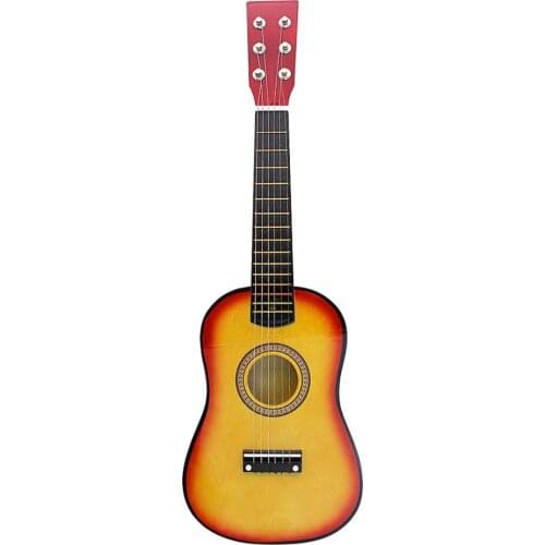 23inch 6 String Acoustic Guitar with Pick Strings for Beginner Kids Adults Musical Gift