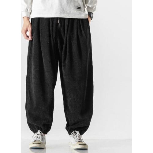 Streetwear Men’s Harem Pants Loose Mens Plus Size Joggers Pants New Male Women Casual Trousers Fashion Cotton Sweatpants M-5XL