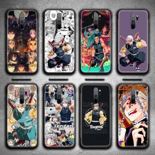 Demon Slayer Uzui Tengen Phone Cases for Redmi 9A 9 8A 7 6 6A Note 9 8 8T Pro Max K20 K30 Pro