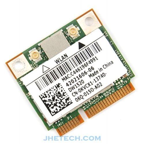 Wireless AGN Half MINI PCI-E Broadcom BCM94322HM8L WIFI Card for DELL DW1520 BCM4322