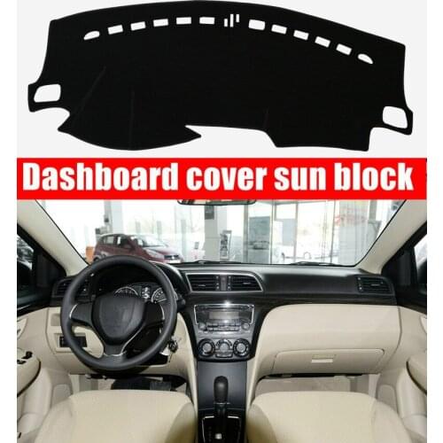 For Suzuki Ciaz 2014-2018 Dashboard Cover Mat Pad Dashmat Dash Cover Sun Shade Instrument Protect Carpet Car Styling Accessories