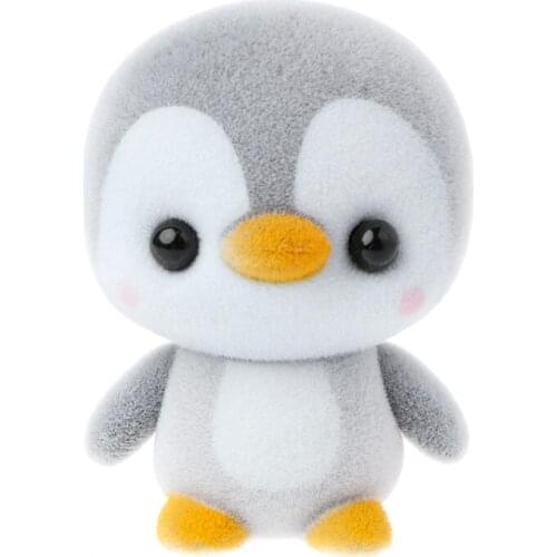 Penguin Figure Animal Two-tone Plush Toy Doll Kids Birthday Gift Car Ornament 97BC
