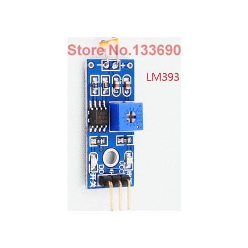 1pcs LM393 Photoresistance Photosensitive brightness resistance sensor module Light intensity detect New