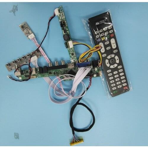Kit for LP133WX2-TLC2 1280X800 13.3" TV AV USB LCD 30pin Controller board LED LVDS DIY CVBS VGA HDMI Panel Screen