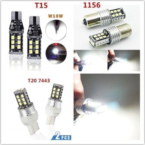 Luz reversa luz de 15W W16W 921 T15 P21W BA15S 7440 Canbus For V W Toua reg Passat B7 Je tta Golf 6 7 54 Touran Beetle polo