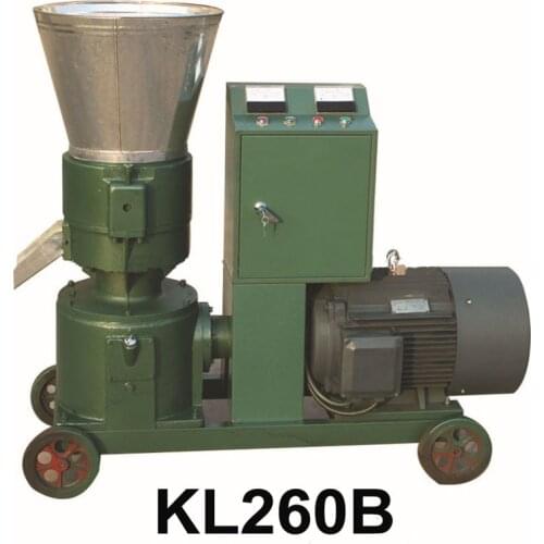 15KW KL260B Pellet Machine Animal Feed Wood Pellet Mill Machine Pellet Press With Star-delta Starting