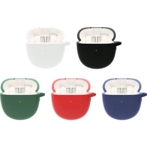 Washable Silicone Protective Cover Shell Long Time Use Earphone Case for -realme Buds Air 2 TWS