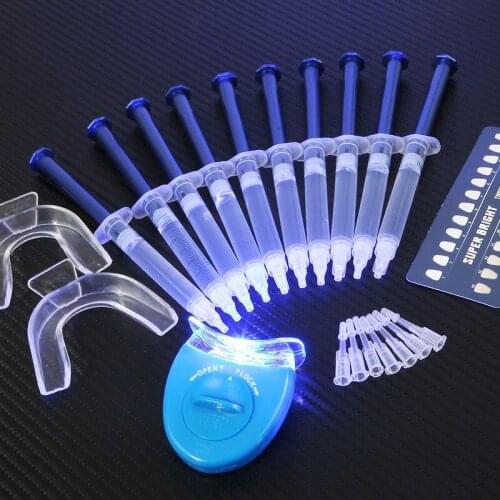 10PCS/Set Teeth Whitening Kit 44% Peroxide Dental Whitener Tooth Bleaching Gel Kit Brightening Dental Equipment Oral Hygiene