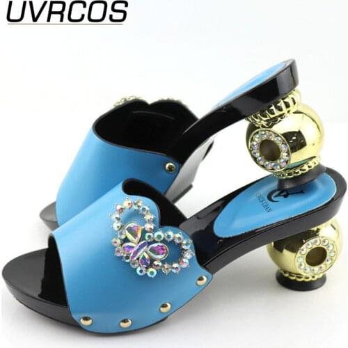 New Arrival Rhinestone Women Wedding Shoes Decorated with Rhinestone Summer High Heeled Shoes for Women Elegant Slipppers Shoes